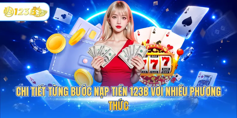 Chi tiết từng bước nạp tiền 123B với nhiều phương thức