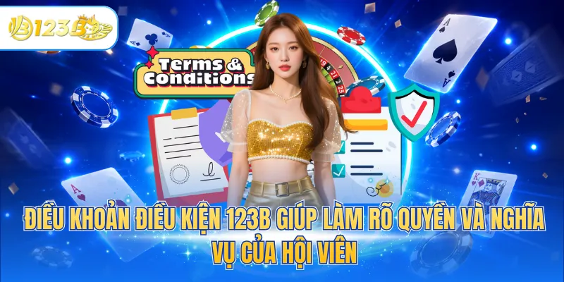 Điều khoản điều kiện 123B giúp làm rõ quyền và nghĩa vụ của hội viên